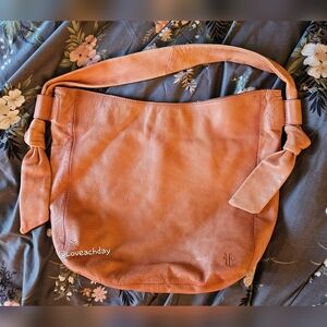 ☆ Frye Hobo Knotted Shoulder Bag - Apricot